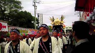 唐津くんち2012、9番山・武田信玄の兜