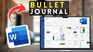 How to Create a Printable Bullet Journal in MS Word | Microsoft Word Tutorial (2025)