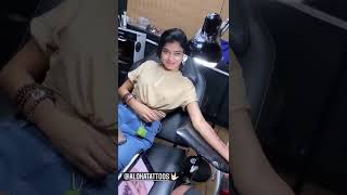 හසිනිගේ අලුත් ටැටු එක 😱 | Hashini wedanda Tattooo #shorts