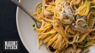 Creamy Miso Mushroom Spaghetti - Marion's Kitchen