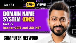 Lec-81: Domain Name Server(DNS) & its types in Hindi | All about DNS