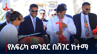 አቶ ሽመልስ አብዲሳ በሸገር ከተማ የኩሪፍቱ ሪዞርት የአፍሪካ መንደርን መረቁ Etv | Ethiopia | News zena