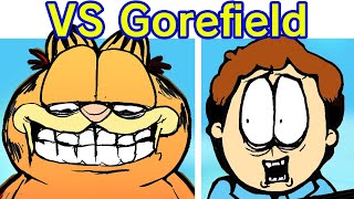 Friday Night Funkin' VS Gorefield - End of abuse + Ending | Jon Mix (FNF Mod) (Garfield Creepypasta)