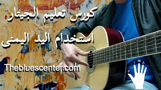 Guitar 1/03- طريقة استخدام اليد اليمنى في العزف على الجيتار الكلاسيك