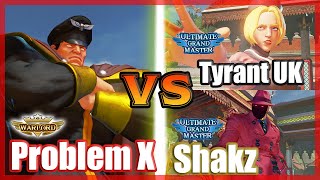 スト5 CE 👊🏻 プロブレムX (ベガ) vs Tyrant UK (コーリン) \u0026 Shakz (G) 2先