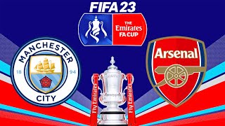 FIFA 23 | Manchester City vs Arsenal - The Emirates FA Cup Final - PS5 Gameplay