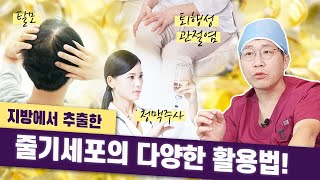 [줄기세포] 지방에서 추출한 줄기세포의 다양한 활용법📢탈모,정맥주사, 관절염까지! [줄기세포가슴성형][줄기세포가슴이식]