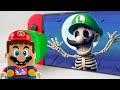 Luigi turned into a skeleton! Who can save him? Lego Mario Story