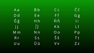 Esperanto 101: The Alphabet