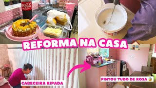 REFORMA PINTURA DA CASA 🔨+ TERMINAMOS O FORRO ❤️