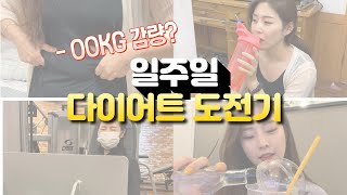 급찐자 주목! 일주일간 다이어트해봤습니다 / 늘스타