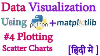 @4 How To Draw Scatter Charts Data Visualization with Python Matplotlib In H HD