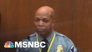 The Significance Of The Minneapolis Police Chief Taking The Stand | Katy Tur | MSNBC