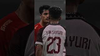 Duel aji Kusuma vs Yance sayuri #shortvideo #sepakbola