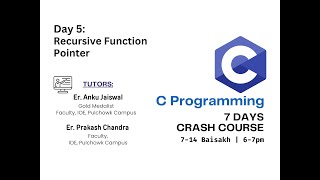 Day 5: Recursive Function & Pointer