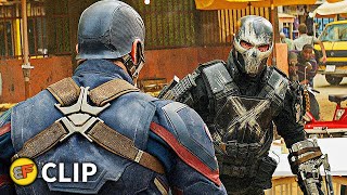 Captain America vs Crossbones - Fight Scene | Captain America Civil War (2016) Movie Clip HD 4K
