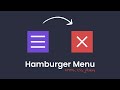 Animated Hamburger Icon Using CSS Cubic-Bezier timing-function