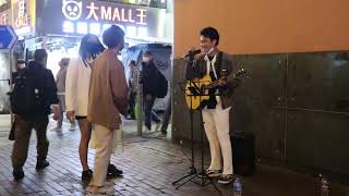 Hin~旺角朗豪坊對開Busking@(Beyond)海闊天空(2023-02-07)