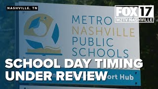 Metro Schools launches districtwide review of school start times