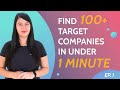 Find 100+ Target Companies in under 1 Minute | #BD Hacks | Episode 1