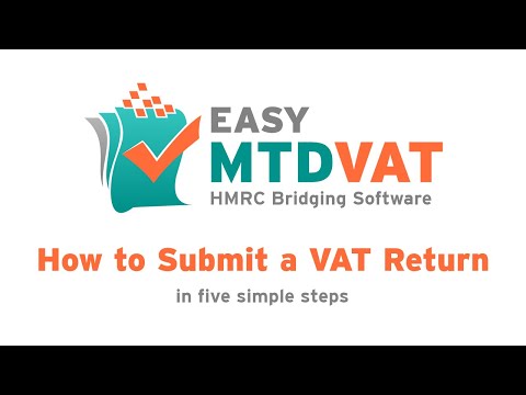 How To Submit A VAT Return To HMRC Using Easy MTD VAT - YouTube