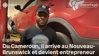 Un Camerounais installé au Nouveau-Brunswick depuis 2019 ouvre un garage et connaît un grand succès