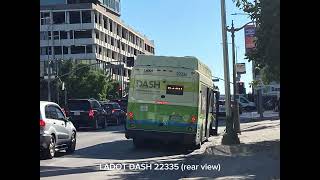 LADOT 22335 enters service on the Wilshire Center / Koreatown CW