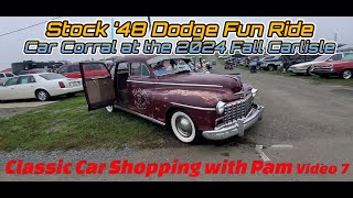 Stock 1948 Dodge Fun Ride Classic Car Shopping 2024 Fall Carlisle 8 #moparornocar #mopar #moparlife