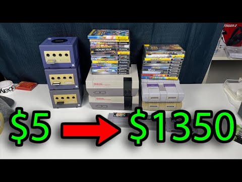 I tried selling retro video games and consoles on eBay!