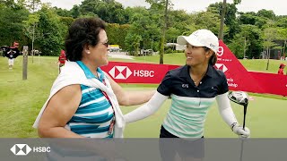 Inspiration from a legend: Nancy Lopez, meets LPGA Tour rookie, Tiffany Chan.