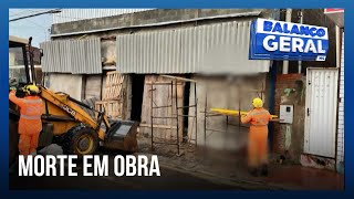 Trabalhador morre esmagado em construção em Tupaciguara | Balanço Geral Minas