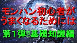 MHW初心者がうまくなるために必要なこと第一弾！基礎知識編とモンスターの動き説明　モンハンワールド