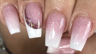 How To Baby Boomer Nails Full Set Acrylics