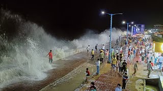 |•নিউ দিঘা SeaBeach 🏖️ মাঘী পূর্ণিমার আগের দিন নিউ দীঘার সমুদ্র সৈকতে পর্যটকের ভিড় 🌊•| #digha