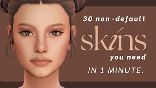 SKIN OVERLAYS You Need in 1 Minute + Links • The Sims 4 CC Finds