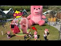 [PRANK]Giant pink bear Statue Prank | AWESOME REACTIONS