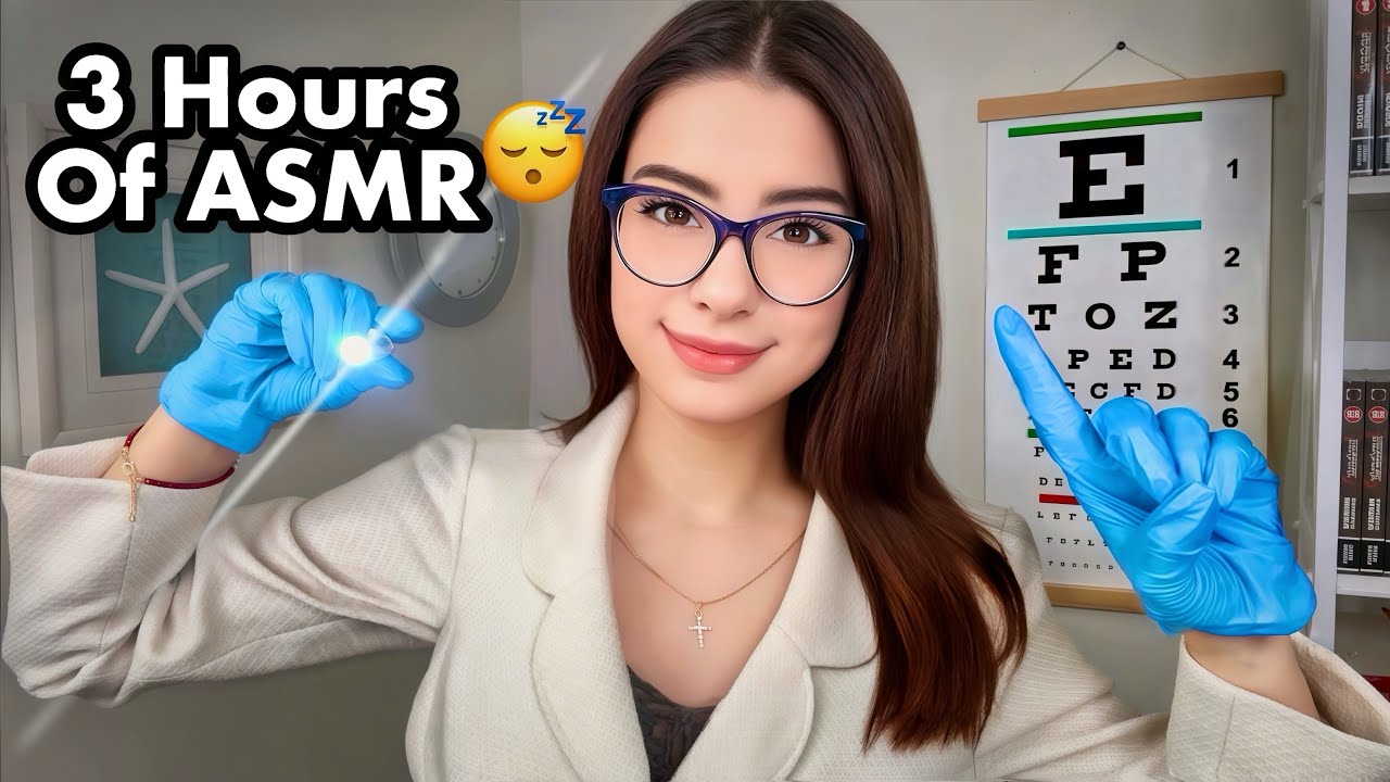 Asmr Eye Exam For Sleep рџ 3 Hours Of Medical Roleplay Cranial Nerve