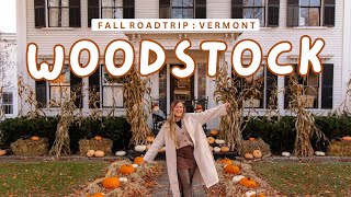 FALL IN WOODSTOCK, VERMONT 🎃🍂 Top Things to Do, The Woodstock Inn, \u0026 More!