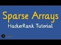 Sparse Arrays HackerRank Solution[Optimized Approach]