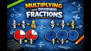 Multiply & Divide Fractions Made Easy — Clear Step‑by‑Step Maths Lesson