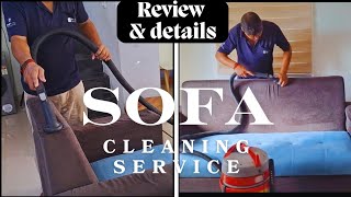 😇☺️💯HOW I CLEANED MY FABRIC SOFA ||BEST SOFA CLEANING SERVICE IN COIMBTORE ||Review \u0026 Details. 2025