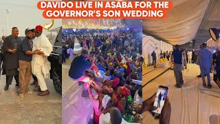 Davido Live In Asaba For Governor Sheriff Son's Wedding As He Shutdowns Down Wedding Like Oando Show