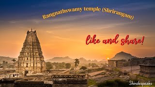 Srirangam Ranganathaswamy Temple – A Divine Journey Through History \u0026 Architecture Trichy Home stay