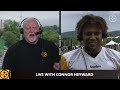 connor heyward on field interview recap of july 29th practice steelers training camp wrap up