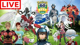 超級巨鉗螳螂登場！所有究極異獸出現在GO DEST 壓軸活動！GO FEST meet Ultra Beasts \u0026 Shaymin！Mega Scizor buzzes in Pokemon GO