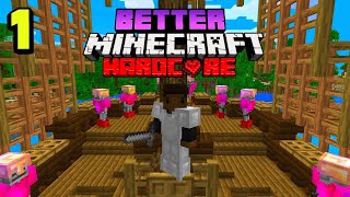 HARDCORE Better Minecraft "INSANE VILLAGE"