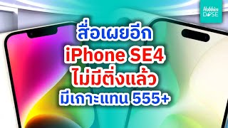 สื่อเผยอีก iPhone SE4 ไม่มีติ่งแล้ว มีเกาะแทน 555+ #hobbiesdose