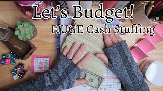 HUGE Cash Stuffing • Monthly Cash Budget • Husband \u0026 Wife Separate Budgets • Savings Challenges