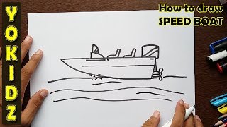 How to draw SPEED BOAT
