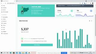 Angular 12 Responsive Admin Dashboard Template Using Tailwind CSS